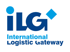 ILG INTERNATIONAL LOGISTIC GATEWAY logo